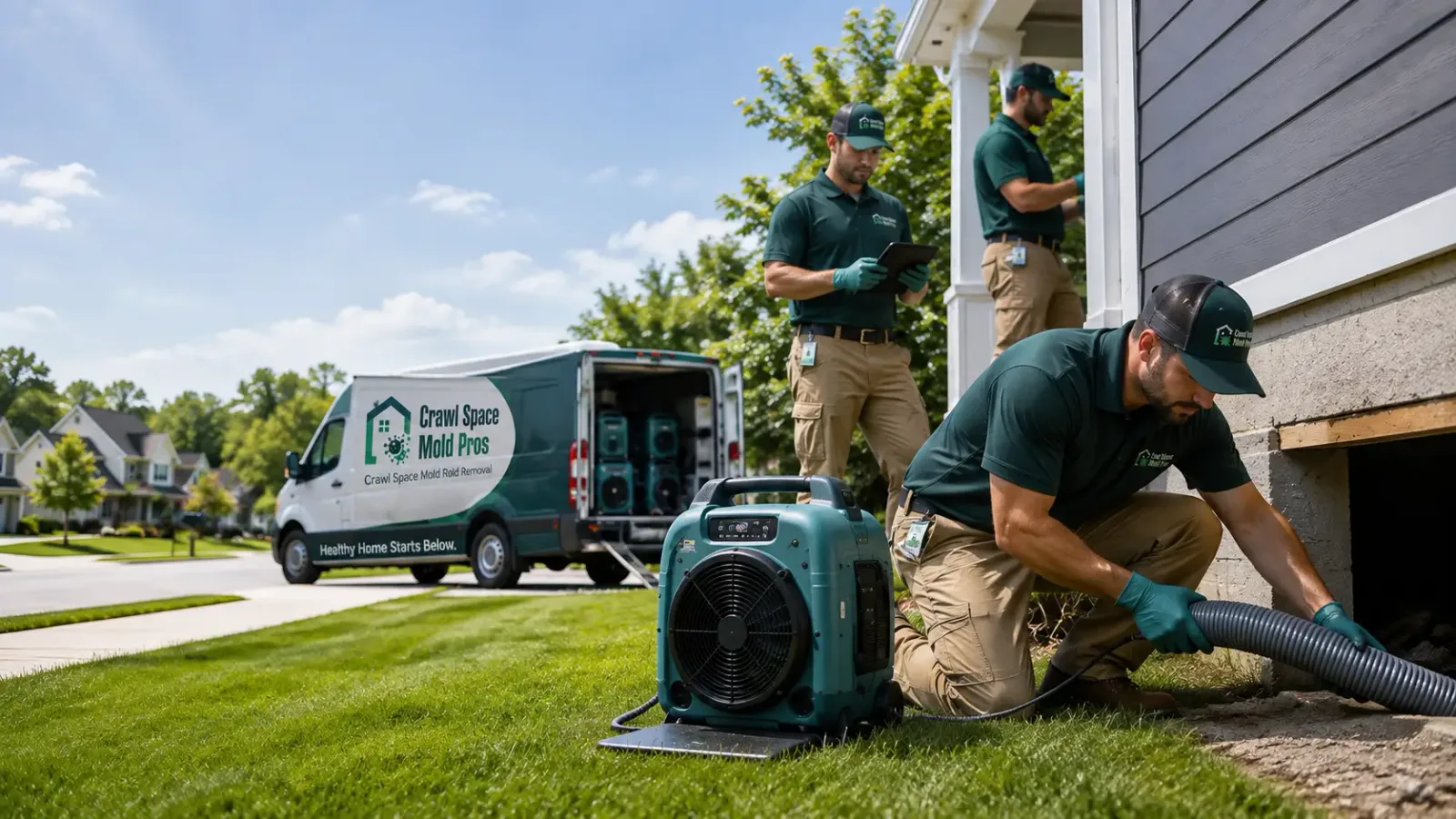 Crawl Space Mold Removal in Hereford, OR